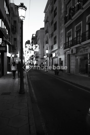 Evening Street Scene