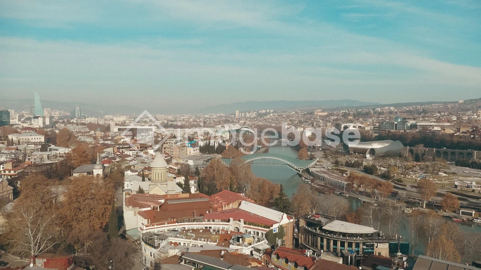 Urban Skyline with River View
