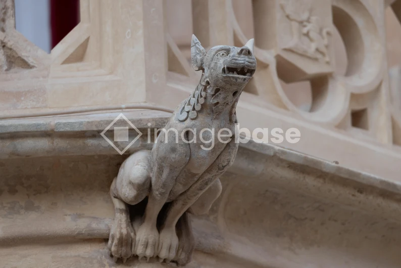 Stone Gargoyle on Architectural Detail
