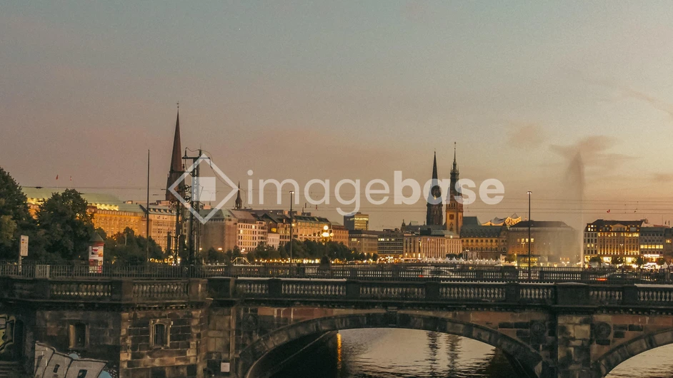 Evening Cityscape View