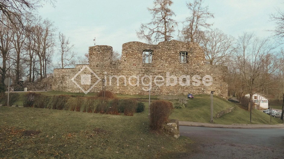 Historic Stone Structure in a Serene Park