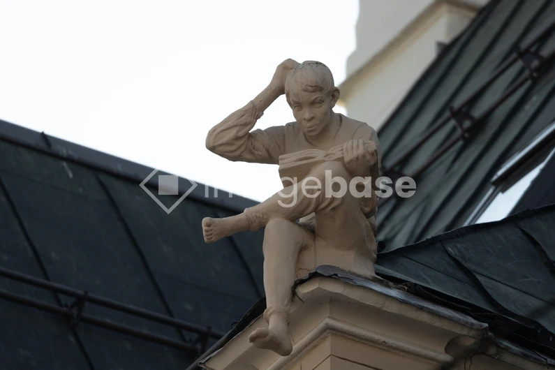 Statue on Rooftop