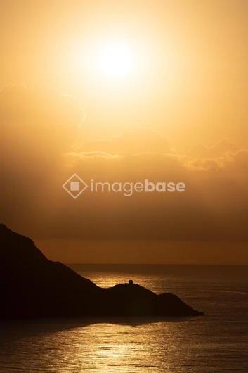 Sunset Over Ocean
