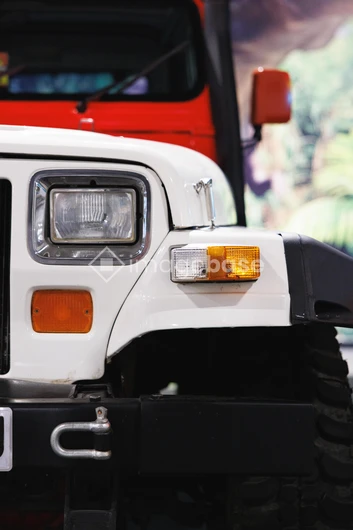 Close-Up of Off-Road Vehicle