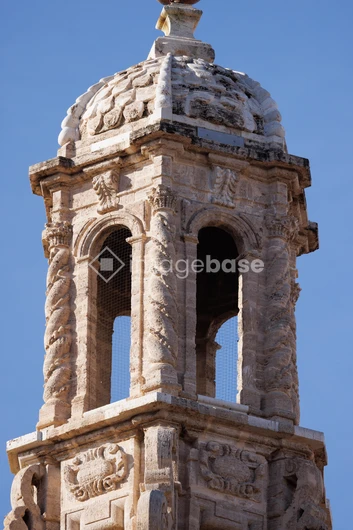 Ornate Stone Bell Tower