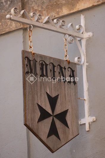 Medieval Street Sign
