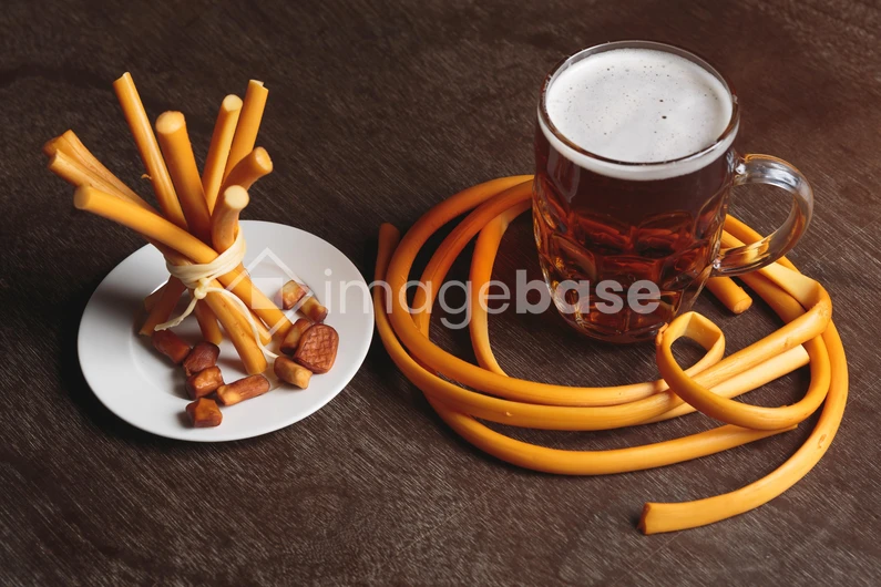 Beer and Cheese Arrangement