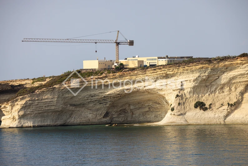 Coastal Construction Scene