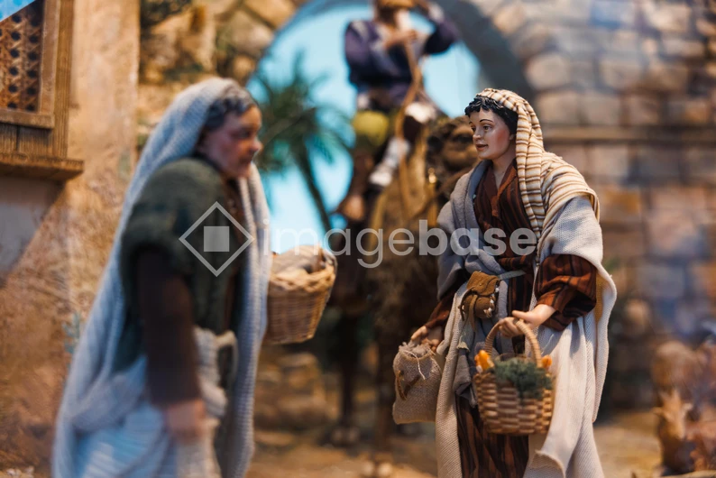 Cultural Scene with Figures