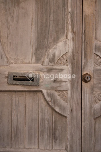 Weathered Wooden Door
