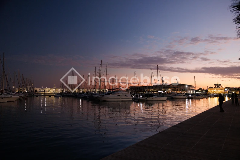 Serene Marina at Sunset