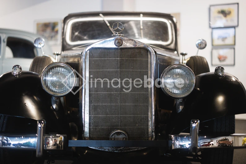 Classic Car Museum Exhibit