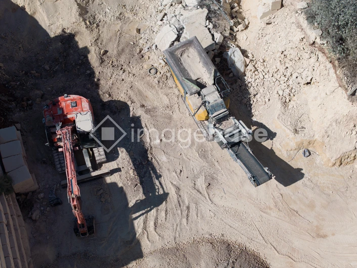 Construction Site Aerial View