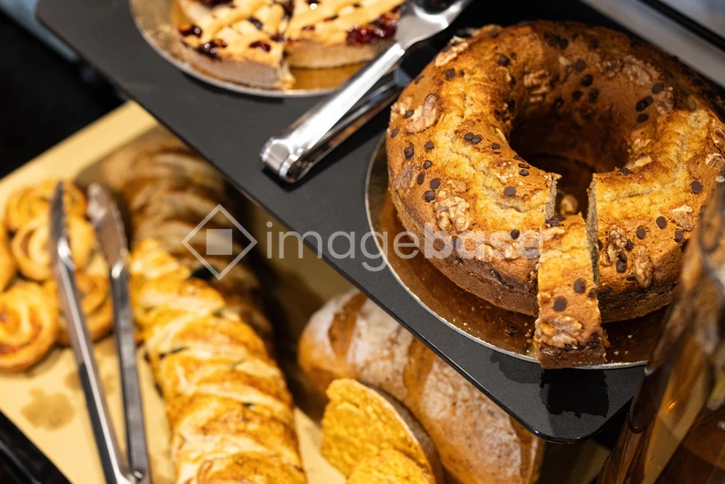Assorted Baked Goods Display