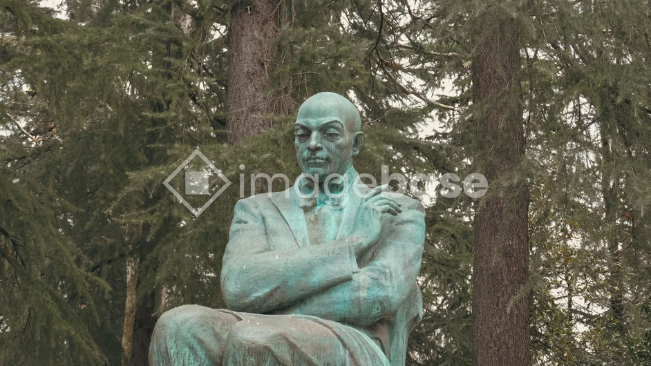 Statue Among Trees
