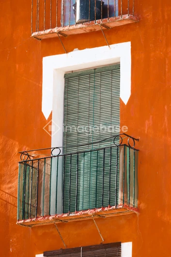 Colorful Urban Balcony