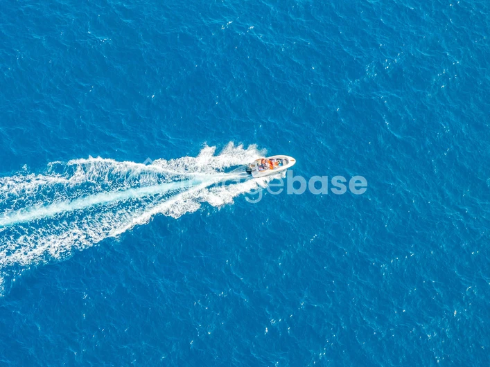 Speedboat on Blue Waters