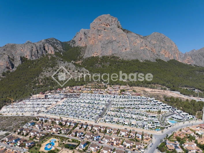 Aerial View of Residential Development
