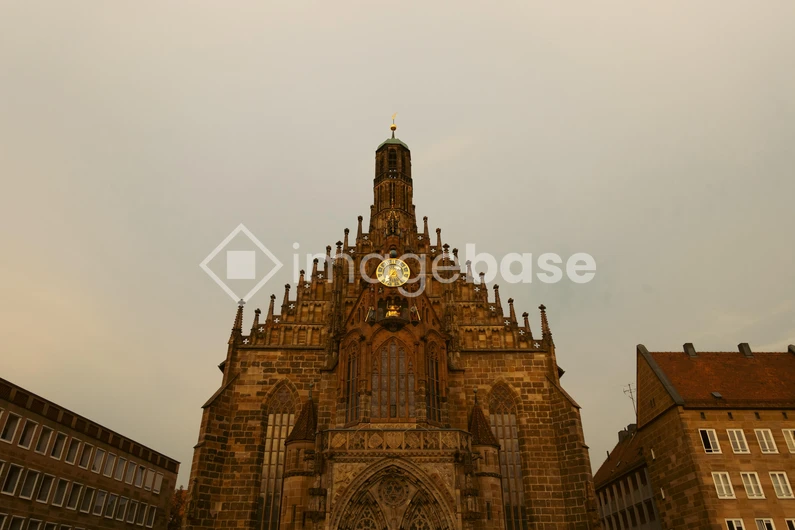 Old Gothic Church Facade