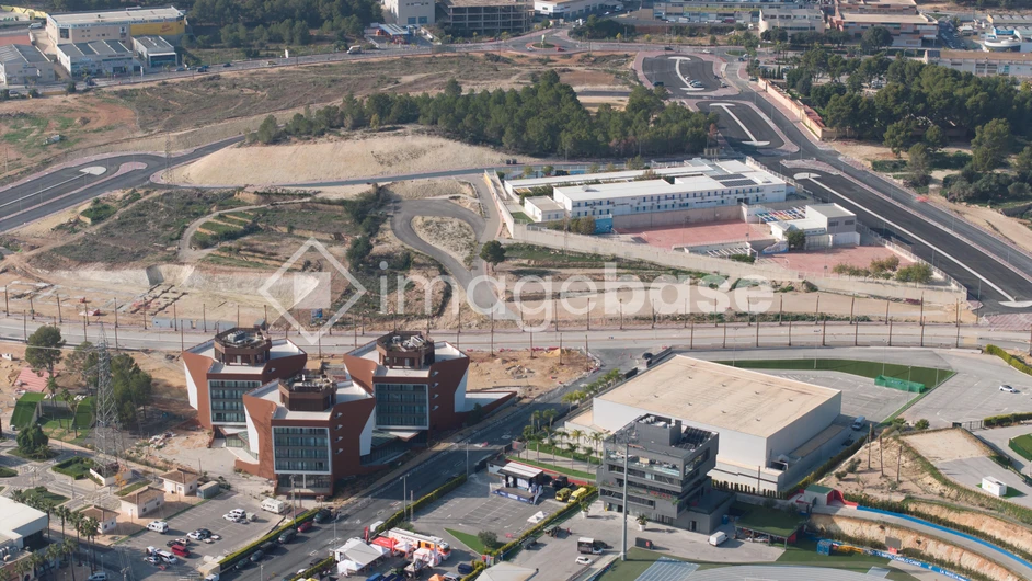 Aerial View of Modern Infrastructure