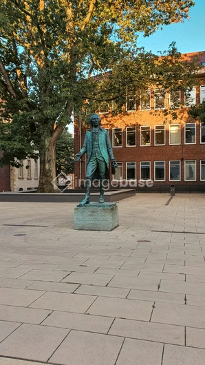 Statue in Urban Square
