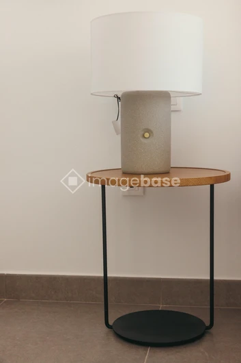 Minimalist Lamp and Table