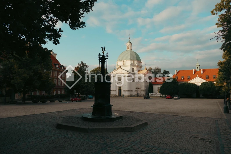 Tranquil Town Square