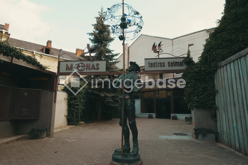 Statue Outside Theater