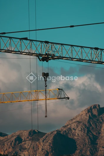 Crane Over Mountains