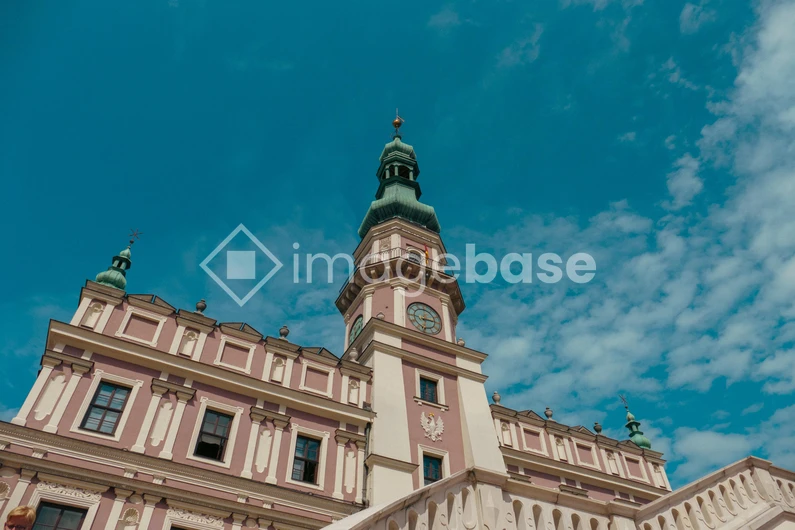 Historic Architecture against Blue Sky