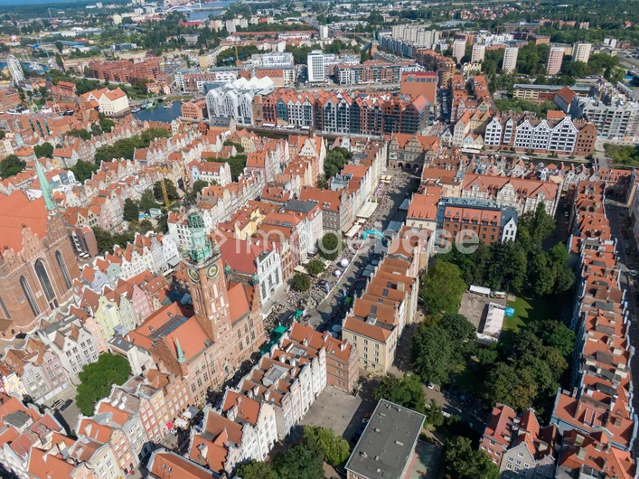 Aerial View of Urban Landscape