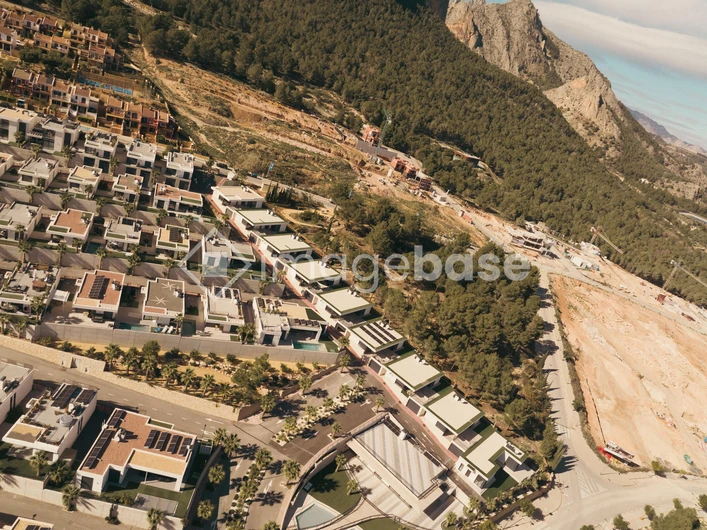 Mountain Village Aerial View