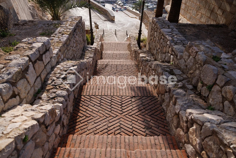 Stone Staircase with Scenic View