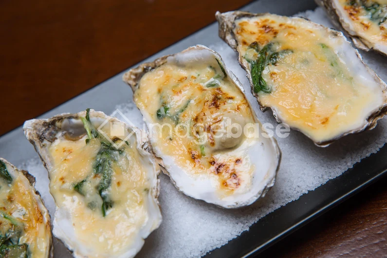 Cheesy Baked Oysters