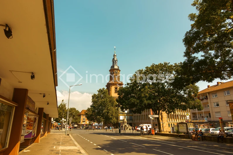 Historic Tower in Urban Setting