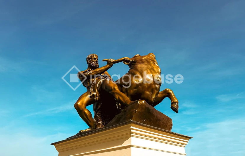 Statue Against the Sky