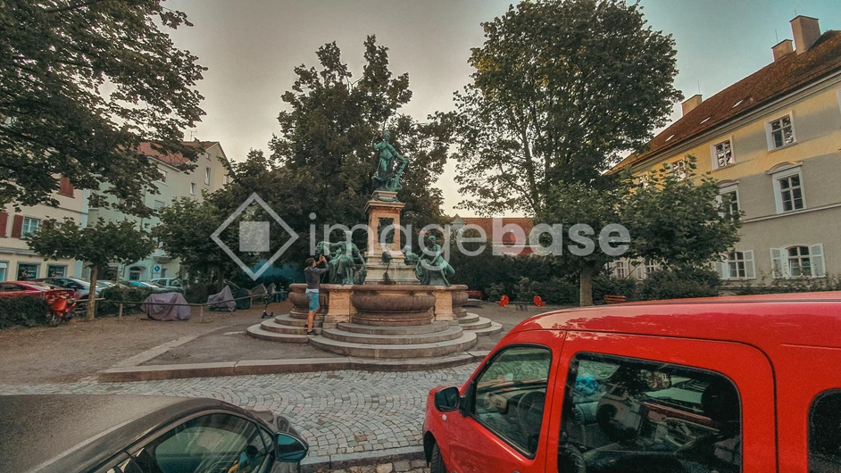 Historic Square with Fountain