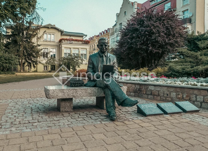 Statue in Urban Park