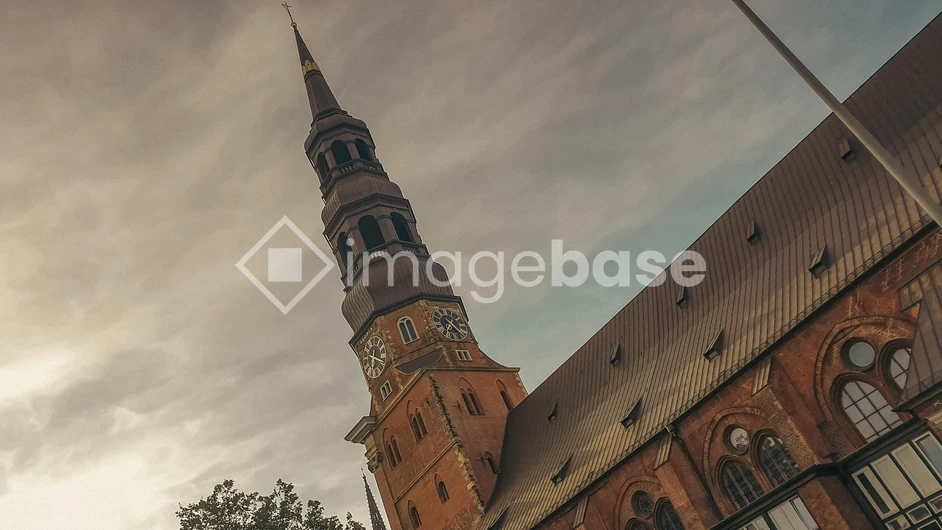 Historic Tower at Sunset