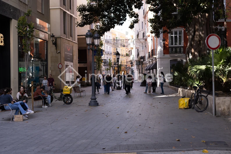 Charming Urban Street Scene
