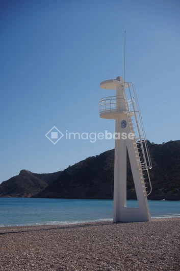 Lifeguard Tower by the Beach