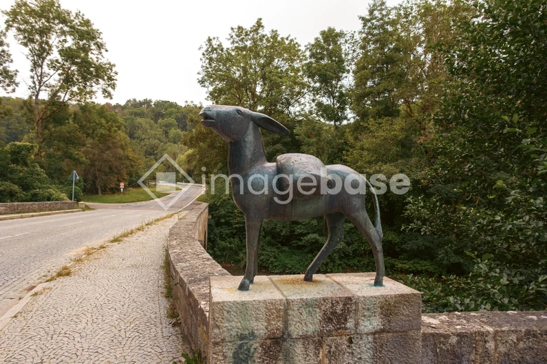 Bronze Goat Statue