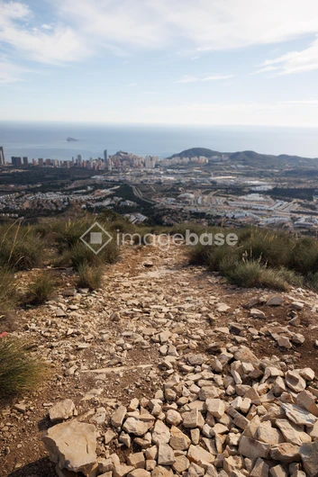 Mountain View Overlooking City