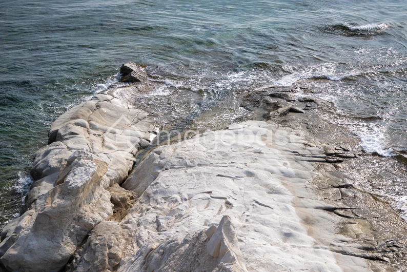 Rocky Shoreline by the Sea