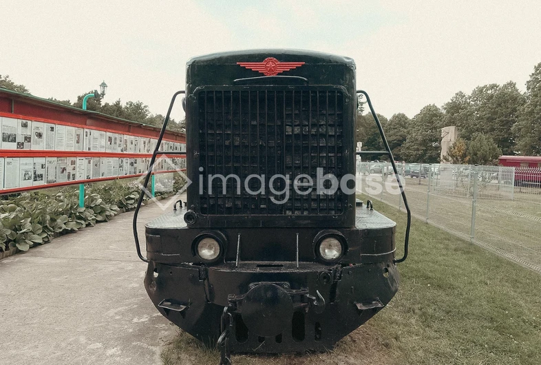 Vintage Train Front View
