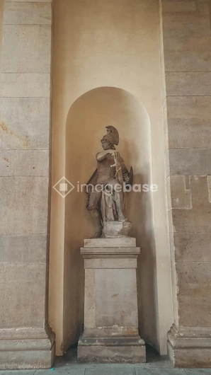 Statue in Architectural Niche