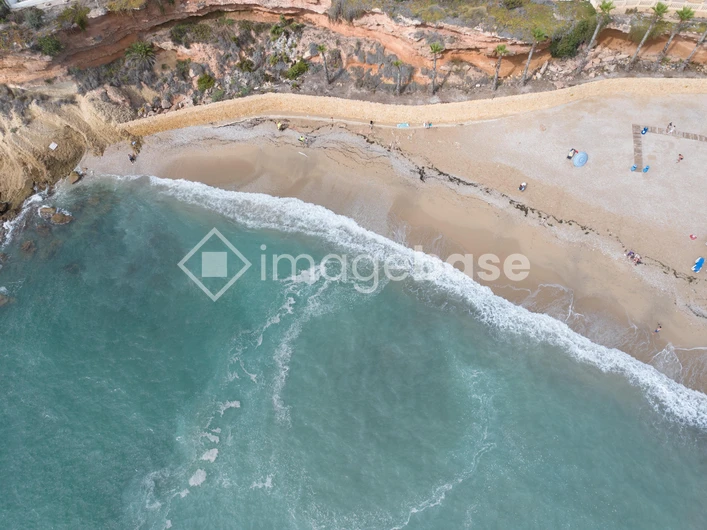 Aerial View of a Beach