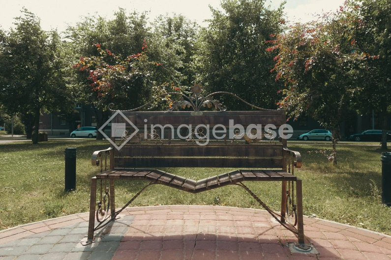 Decorative Park Bench