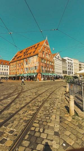 Colorful Urban Scene