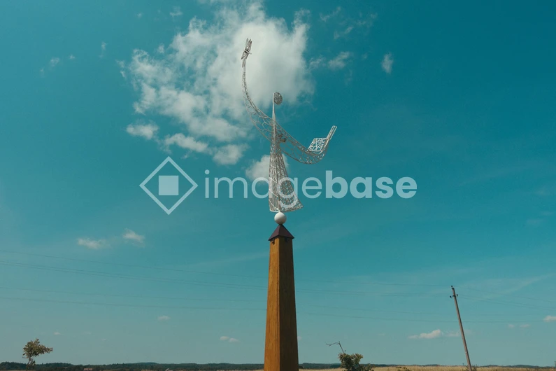 Monument Against Blue Sky